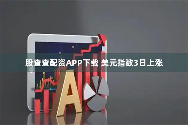 股查查配资APP下载 美元指数3日上涨